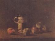 Vincent Van Gogh Still Life with Beer Mug and FRUIT (NN04) oil